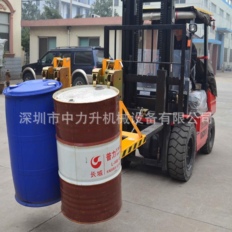 DG1000B重型油桶夹具叉车专用双鹰嘴油桶夹叉车搬运油桶夹