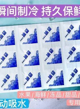 保鲜自小格子吸袋冷冻多格水冰PDD10237袋免注水反复使冰用快递方