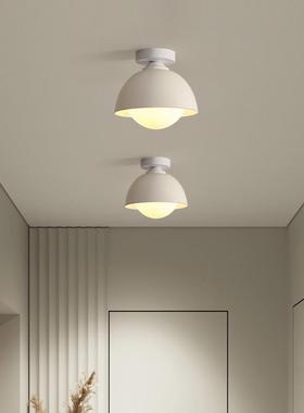 过道灯走廊奶网红入户灯39528玄关阳台灯简约色油风白爆款门厅吸