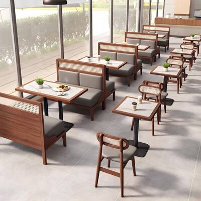 主题餐东南日亚风桌椅组店合茶餐厅面馆粉店商SJO用饭店料卡厅座