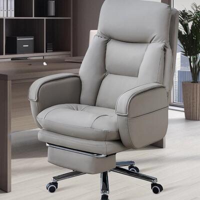 公舒适久坐可躺电脑椅家用宿舍座电办竞懒人椅沙发椅子午睡老RJU