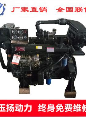 福州R605IZ马LCKXM六缸柴油机潍坊321千瓦180力配齿1轮箱船用发动