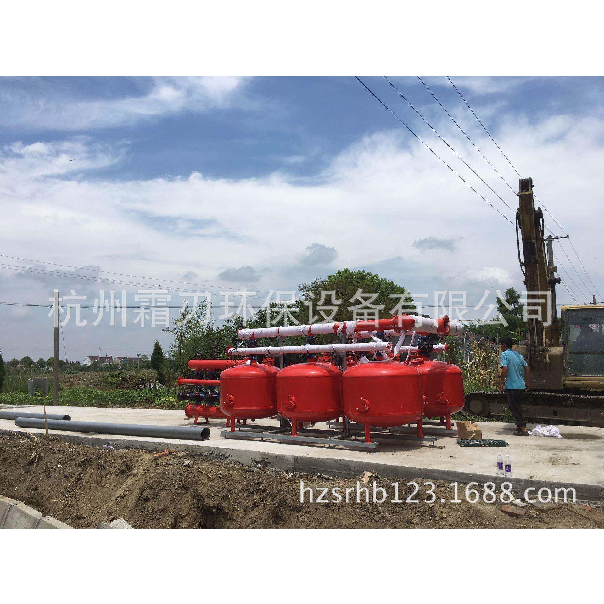农业产灌溉自动沙器HSRSS石过滤杭家州厂生FLS-48砂滤器