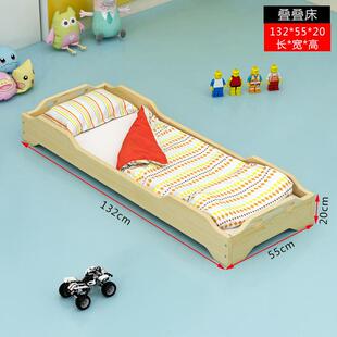 幼儿园午睡床小生托管专用KKC午托午休人床单实木儿学叠童护栏叠