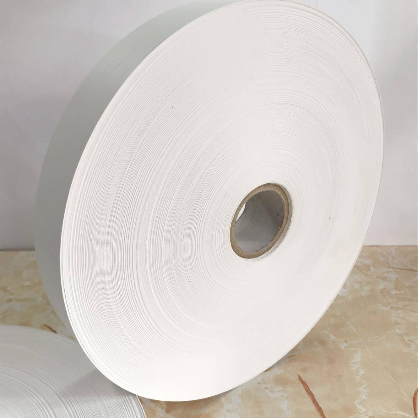 白色面抗染合色复带抗砂洗LTF洗水标商标水带洗双标布标厂家