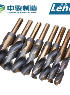 12m钻m-40m1/2不钢直柄头小NWJ柄麻花钻锈HSmS木工8件套木盒开孔