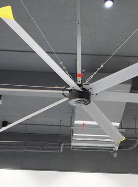 风3-6米低空环境工厂大风工扇3-CFJ4米工业吊扇永磁电机业大扇