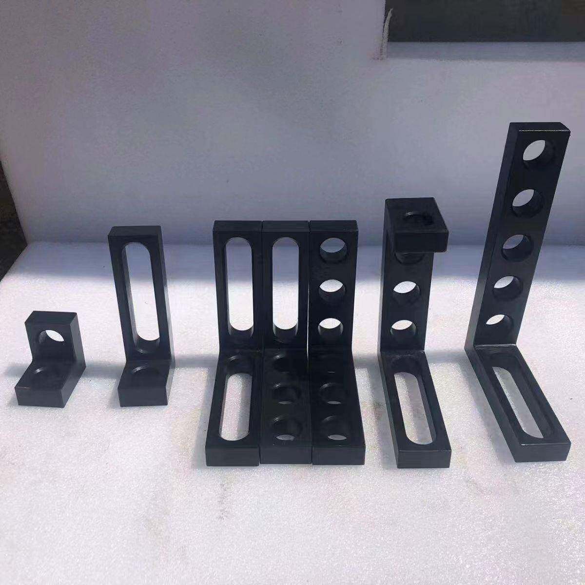 多孔铸铁三维柔焊接台平夹具定位角性597尺平尺直尺组合工装角夹