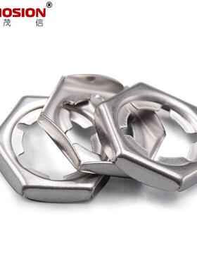 304不锈钢扣母紧并紧帽锁紧螺防EFE松螺母DIN796螺7