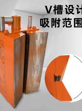 100kg永磁起重器圆钢磁力吸盘管盘PML-400k起0吊器吸吊装磁钢力吊