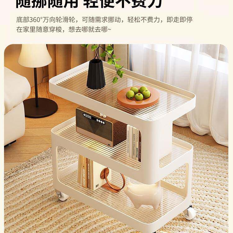 沙发边边柜可移茶几轻奢小桌子床客厅小推车头置985动物几架侧边