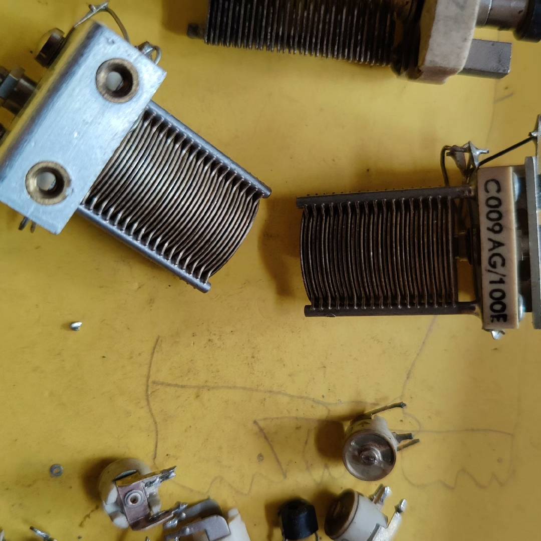 议价进口可变电容器，空气单联，物品看好私