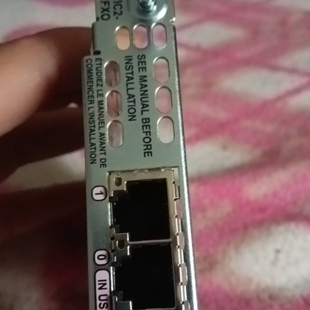 议价CISCO思科VIC2-2FXO路由器模块 语音模块