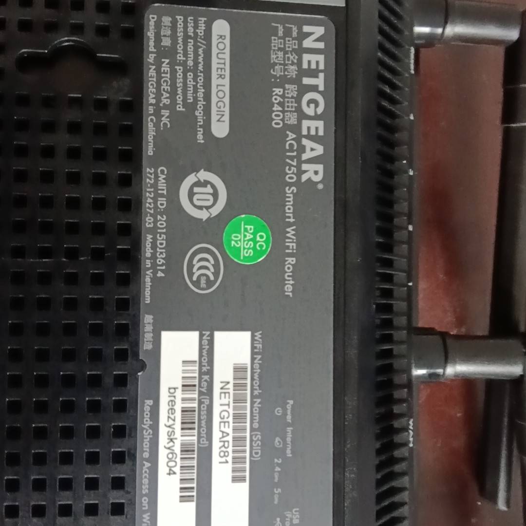 议价Netar 网件R6400路由器 AC1750 成色自定