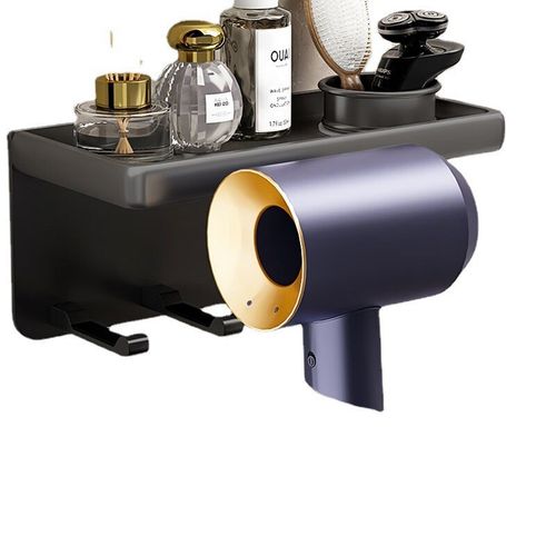 吹风机架免打孔电吹风机支架x挂架风筒支架卫生间吹风机放置架托