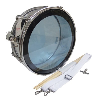 1051蓝皮白皮小军鼓 西洋打击乐器 校队管乐队鼓  少X先队鼓 配包