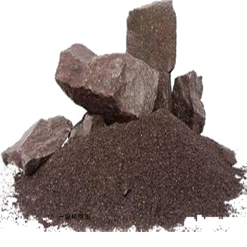 喷砂材料棕刚玉耐磨s耐高温无杂质喷砂棕刚玉生产厂家