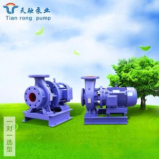 山东天 卧式管道泵工业循环泵 厂家直供I融管SW心道加压离泵