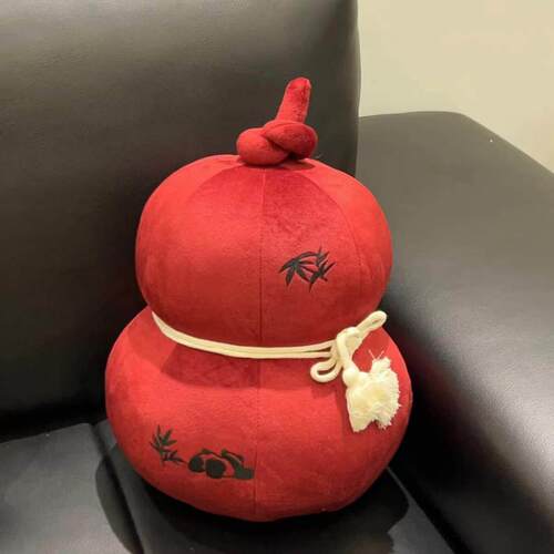 【新家的个快递】新中式竹叶摆件创意福禄抱枕布置家居摆饰