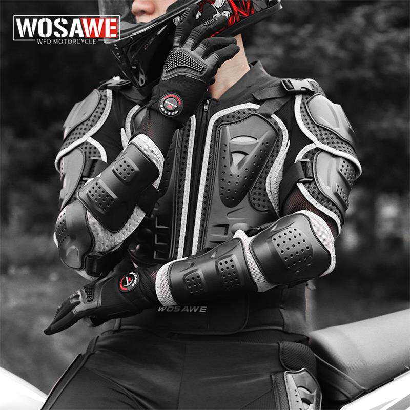 沃萨维机车护甲衣套装机车越野骑士盔甲CS野战 滑雪护具摩旅装备