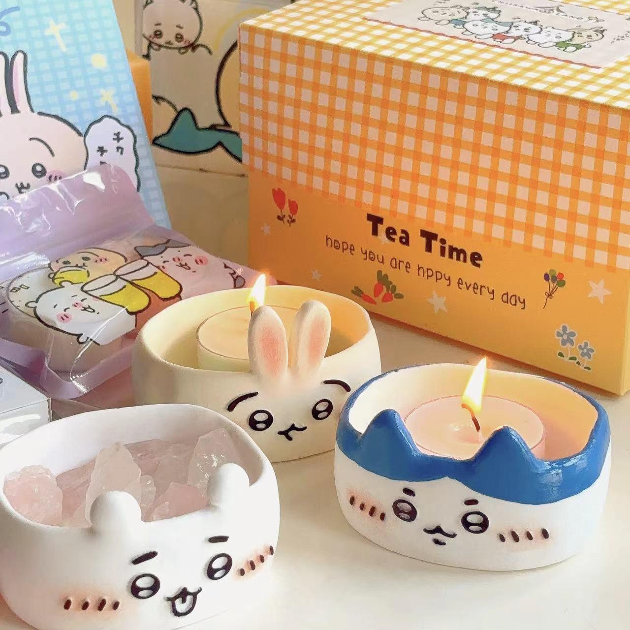 Chiikawa吉伊卡哇小八乌萨奇吉伊香薰蜡烛送女生生日礼物实用小众