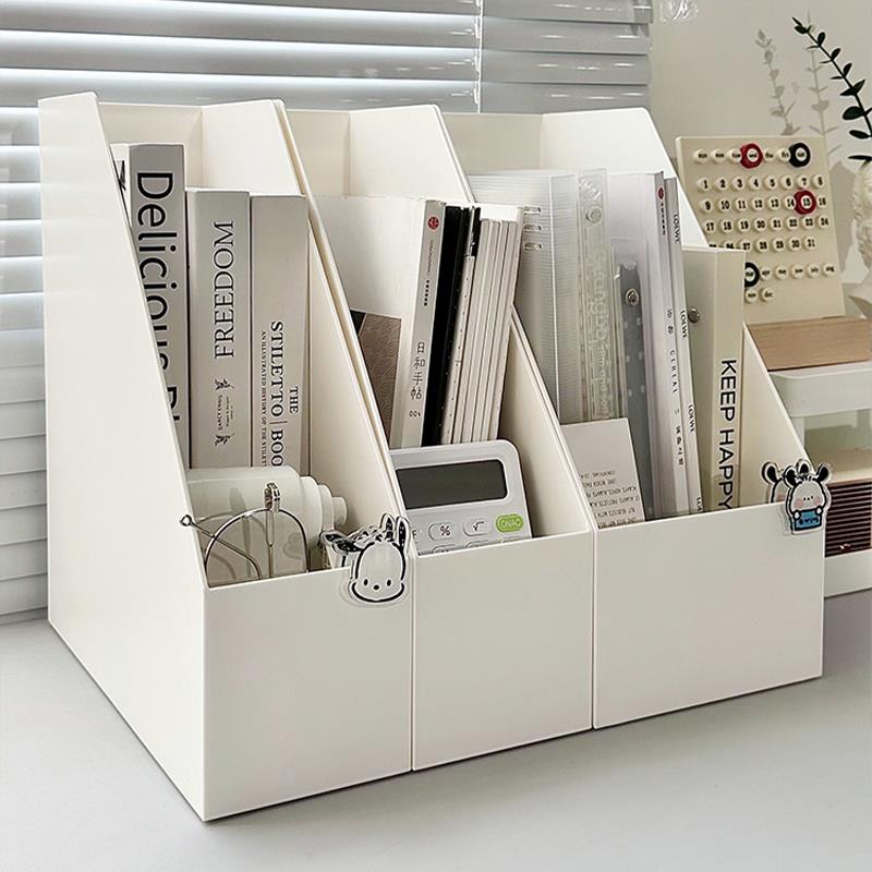 文件架文件夹收纳盒办公用品文具资料档案a4收纳架桌上立式置物架