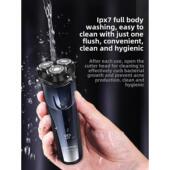 Feike剃须刀男士 胡须剃须刀可水洗2025新博瑞官 电动剃须刀便携式