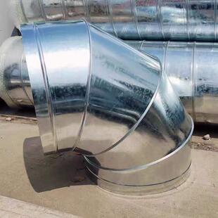 不锈钢镀锌板风管弯头90度直角弯头厨房通风管道烟管排气管