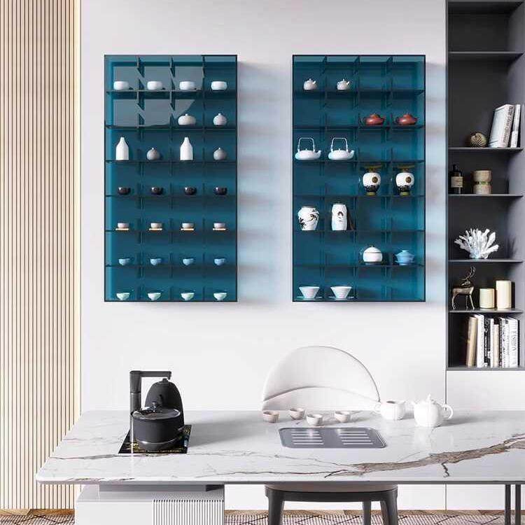 NAAT亚克力博古架壁挂式墙上定制置物架茶具收纳柜多宝阁展示架子,住宅家具,搁板/置物架/家用陈列架,淘宝优惠券,粉丝福利购,淘宝优惠卷