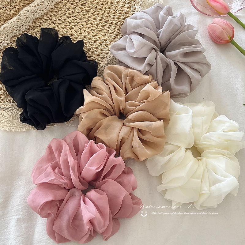 云朵泡泡大肠发圈女蓬松慵懒头绳