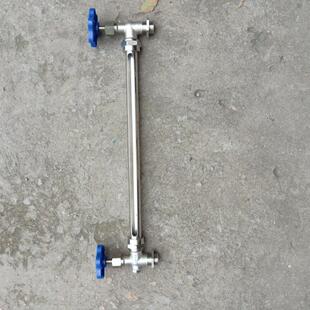 不锈钢考克不锈钢液位计考克水位计有机玻璃管水箱液面 面计4 6分