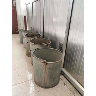 老式铁皮水桶7080年代民俗老物件复古装饰摆件怀旧农具农村老东西