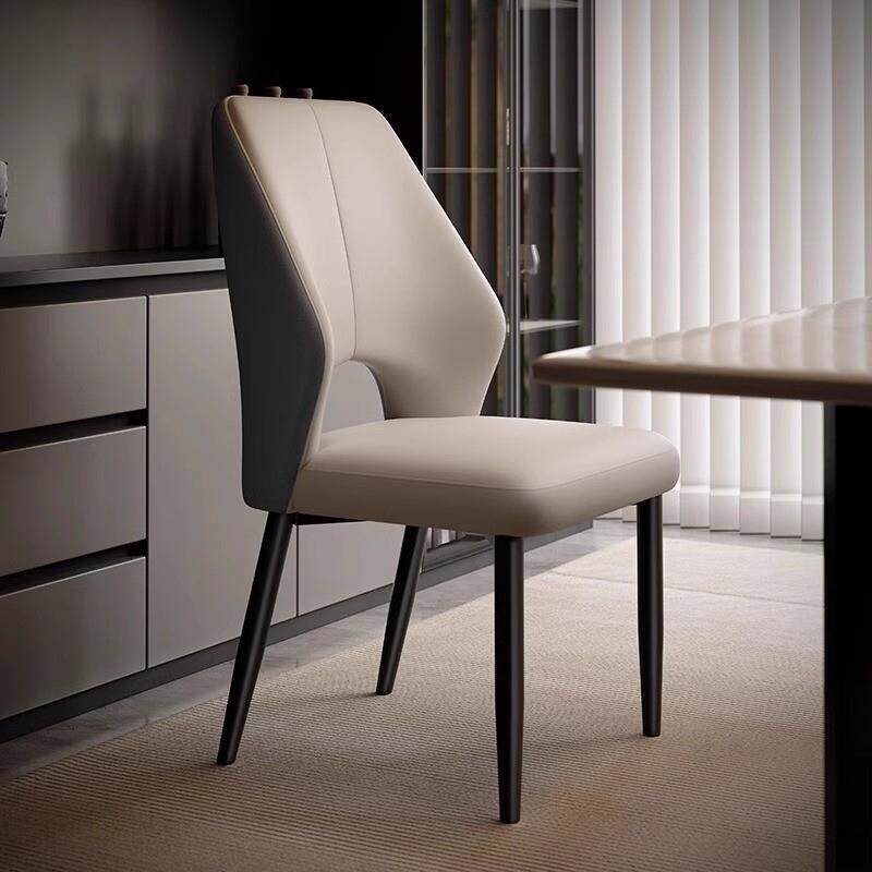餐椅家用轻奢高级感靠背椅饭厅椅子2025新款简约现代北欧餐桌椅子
