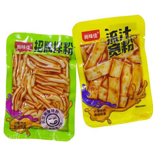 尚味佳流汁宽粉招牌拌粉粉皮辣条8090后童年儿时怀旧零食宿舍小吃