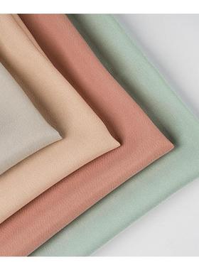 C10弹力铜氨丝夏装面料透气吸汗冰凉布料130CM门幅铜氨欧美风爆款