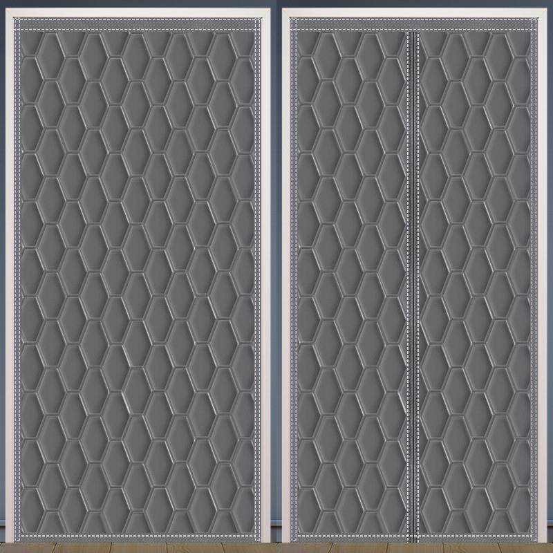 冬季棉门帘加厚防寒保暖家用隔断挡风防风卧室磁性自吸免打孔门帘,居家布艺,门帘,淘宝优惠券,粉丝福利购,淘宝优惠卷