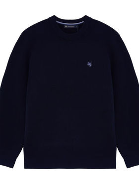 保罗彼得专柜同款 男士舒适日常休闲居家长袖针织衫MLDC49220