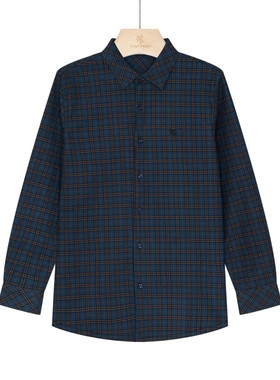 保罗·彼得 专柜同款 男士简约百搭日常舒适加绒衬衫MMCD58700