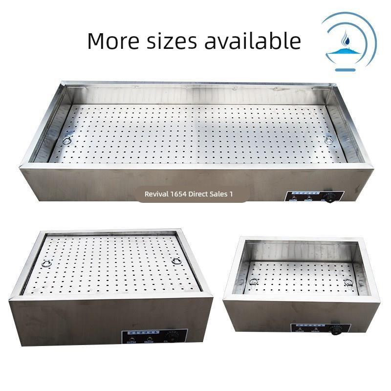 商用台式立式快餐保温台售饭台小碗菜不锈钢快餐保温车浏阳蒸菜台