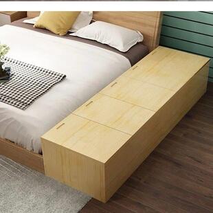 实木飘窗柜组合可坐储物柜卧室窗台榻榻米地柜矮柜收纳阳台柜定制