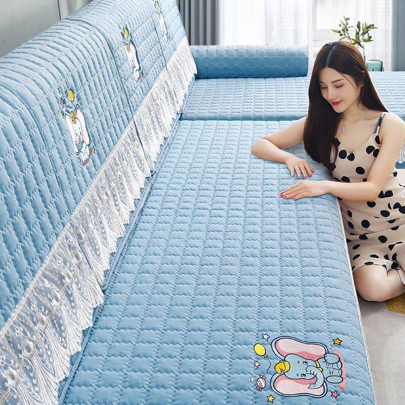 超防滑不起球沙发垫四季通用2025新款坐垫三座一贵妃沙发套罩盖布