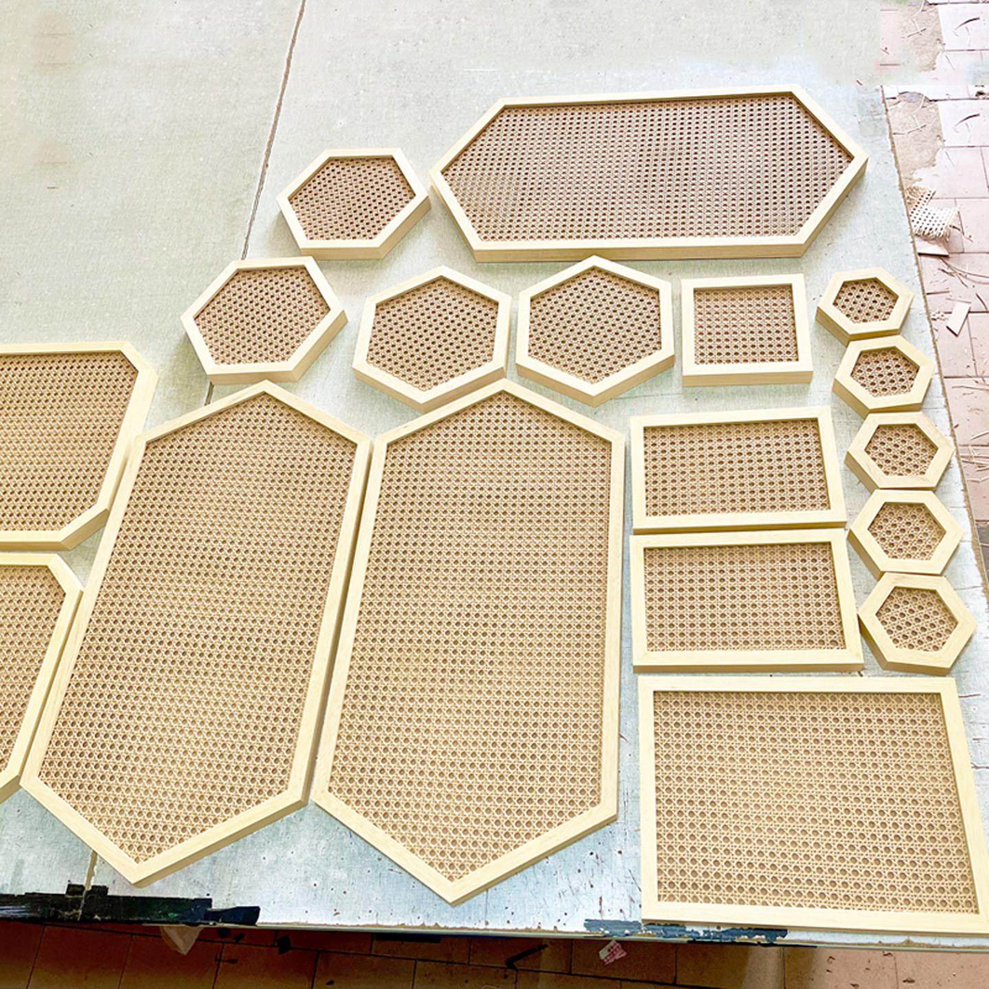 定制实木原木六边八边菱异形相框幼儿园环创装饰藤编画 画框挂墙,家居饰品,相框/画框,淘宝优惠券,粉丝福利购,淘宝优惠卷