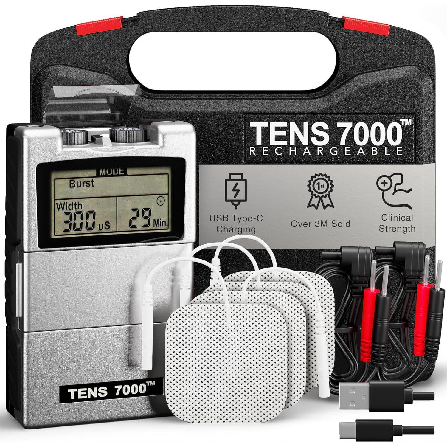 Tens7000多功能电疗仪 针灸仪 全身穴位脉冲按摩器经络理疗机面瘫