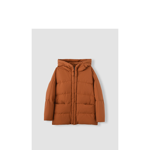 纯色保暖简约羽绒服多色HWJM048X 设计感时尚 丽丽姐专享