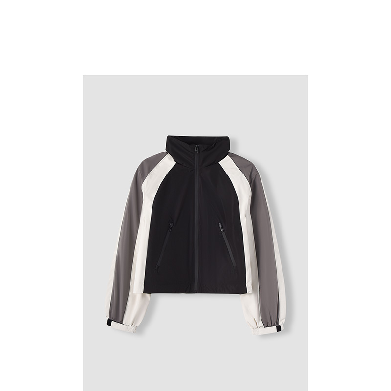 小黑妞专享 立领防寒短款时尚冲锋羽绒服 NWZH035X