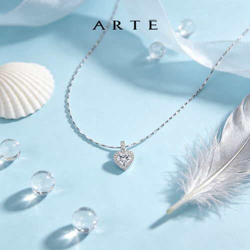 ARTE锆石吊坠项链高级感百搭