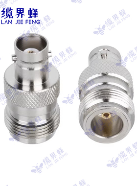 N母转BNC母 RF射频转接头NBNC-JK N-KBNC-K BNC母转N型母 Q9母