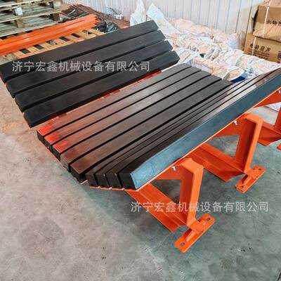 矿用输送机皮带缓冲床阻燃高分子聚乙烯缓冲条可调节皮带减震床