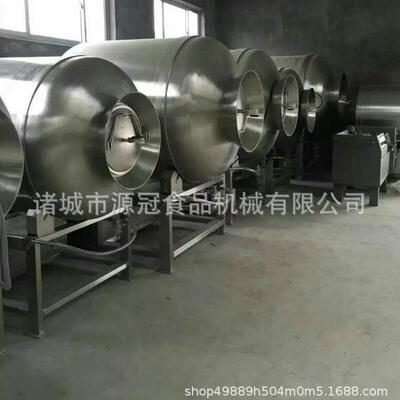 定制滚揉机 多动能咸菜腌制不锈钢滚揉机 肉类腌渍入味真空滚肉机