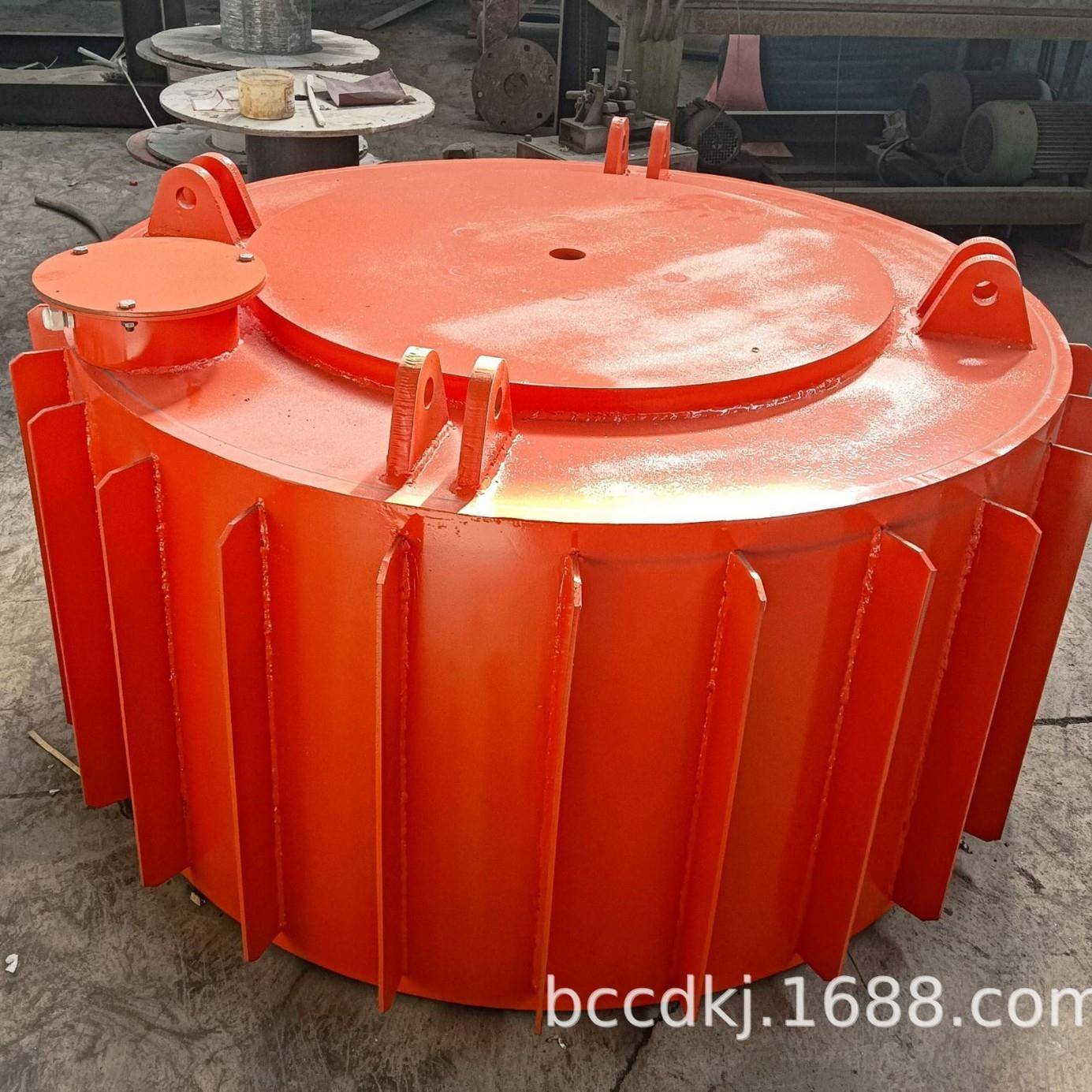 RCDB系列干式电磁除铁器 水泥沙厂矿山悬挂式圆盘强磁除铁卸铁机